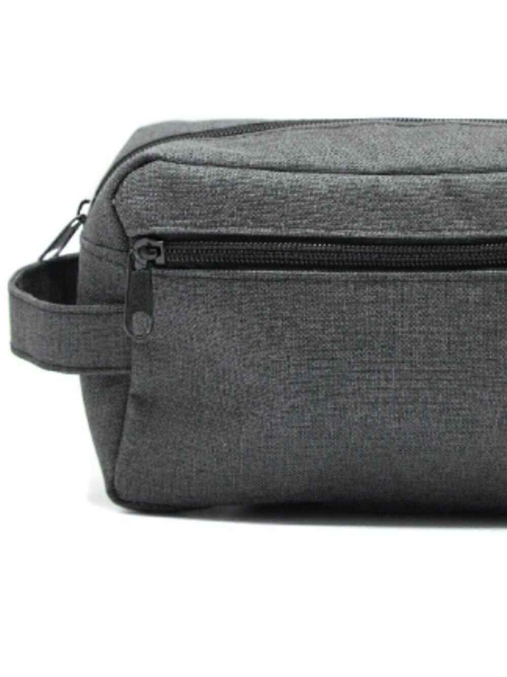 Dark Grey Men's Dopp Bag